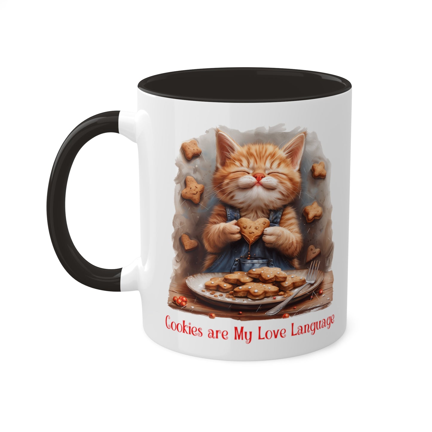 Cat Christmas Baker Mug