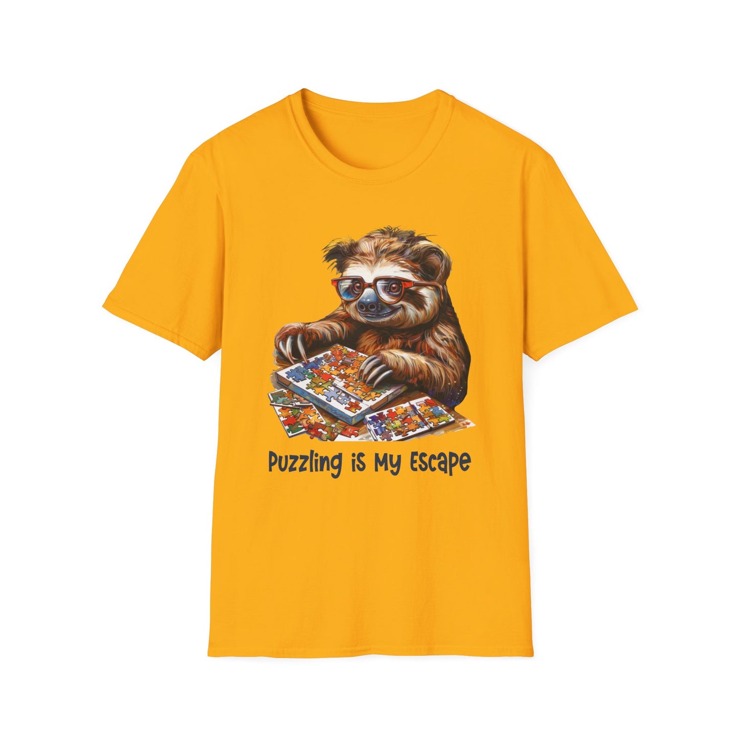 Sloth Puzzler Softstyle T-Shirt