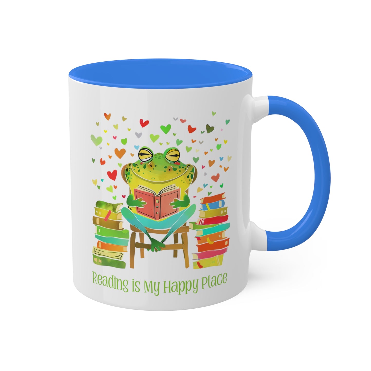 Frog Reading Mug