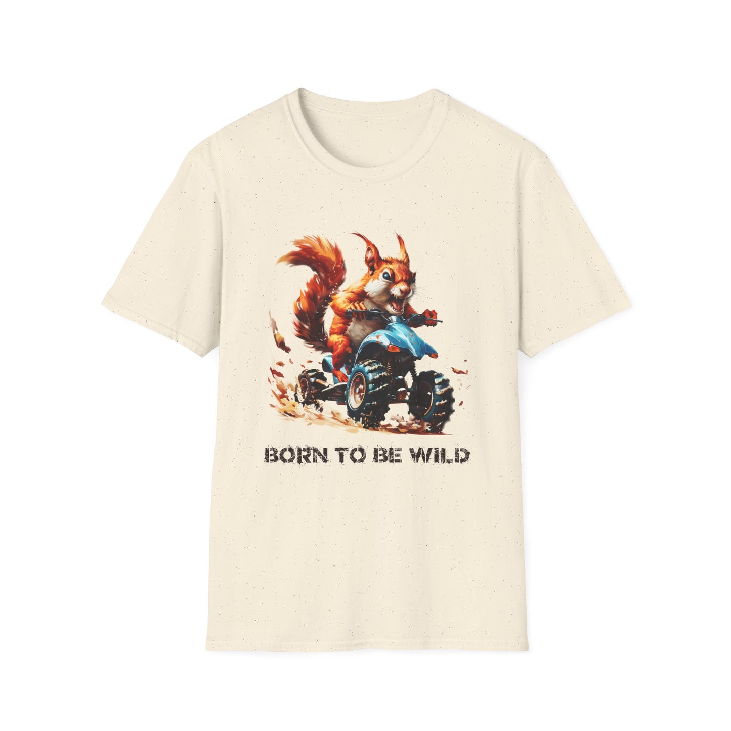 Squirrel Quad Rider Softstyle T-Shirt