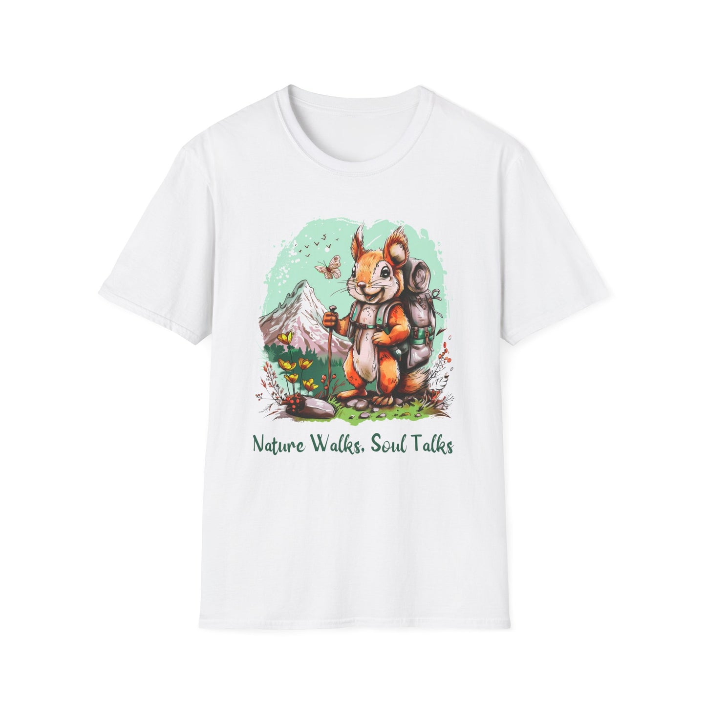 Squirrel Hiker Softstyle T-Shirt