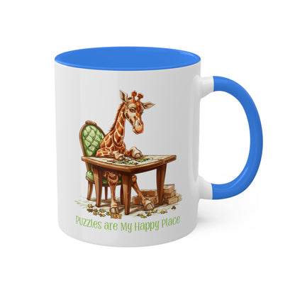 Giraffe Puzzler Mug