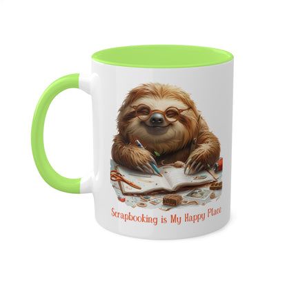 Sloth Scrapbooking Mug