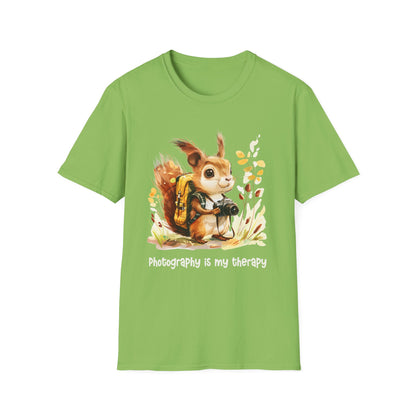 Squirrel Photographer Softstyle T-Shirt