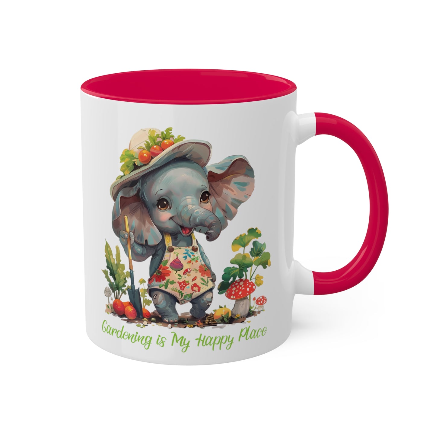 Elephant Gardener Mug