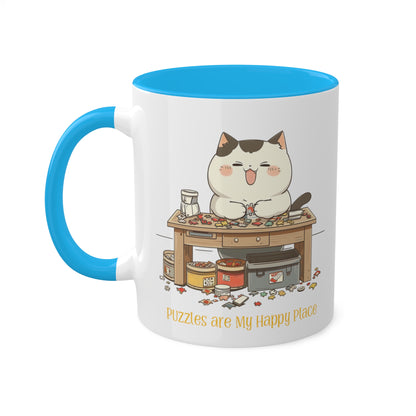 Cat Puzzler Mug