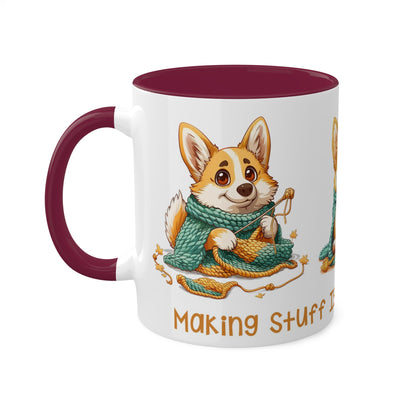 Corgi Crocheter Mug