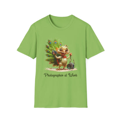 Peacock Photographer Softstyle T-Shirt