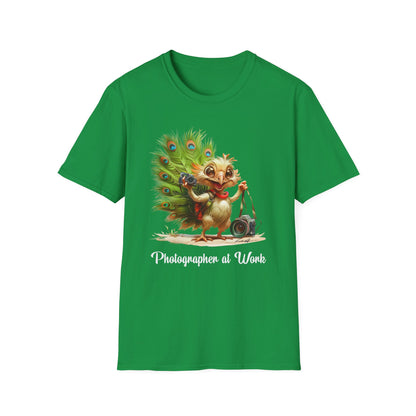 Peacock Photographer Softstyle T-Shirt