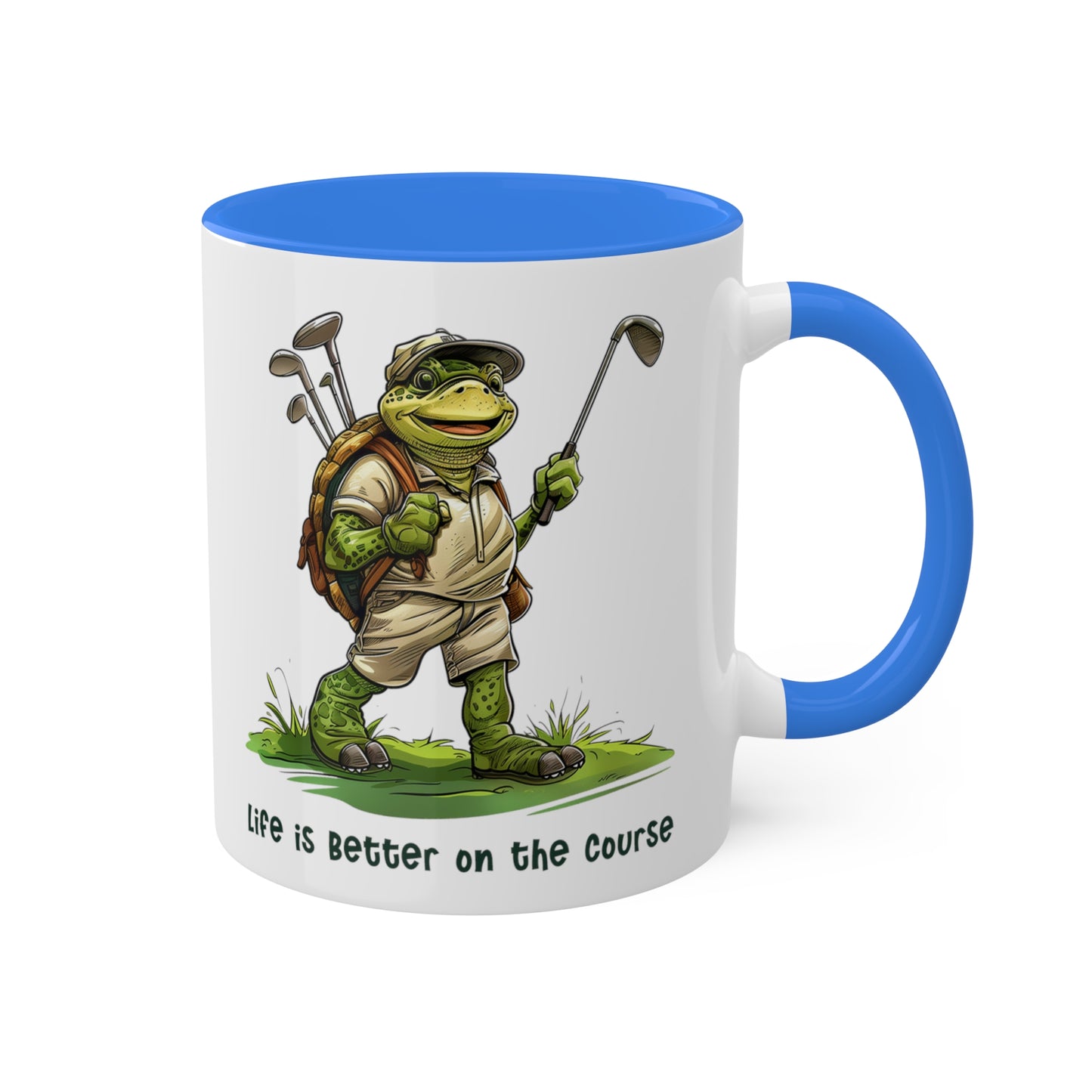 Turtle Golfing Mug