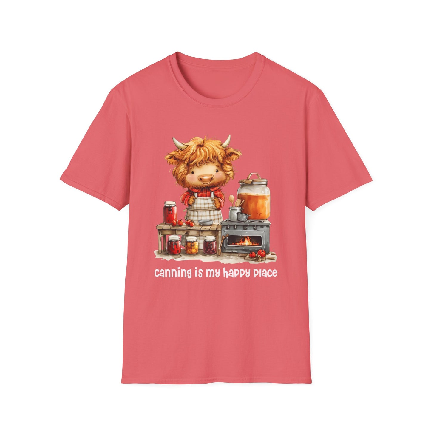 Highland Cow Canner Softstyle T-Shirt