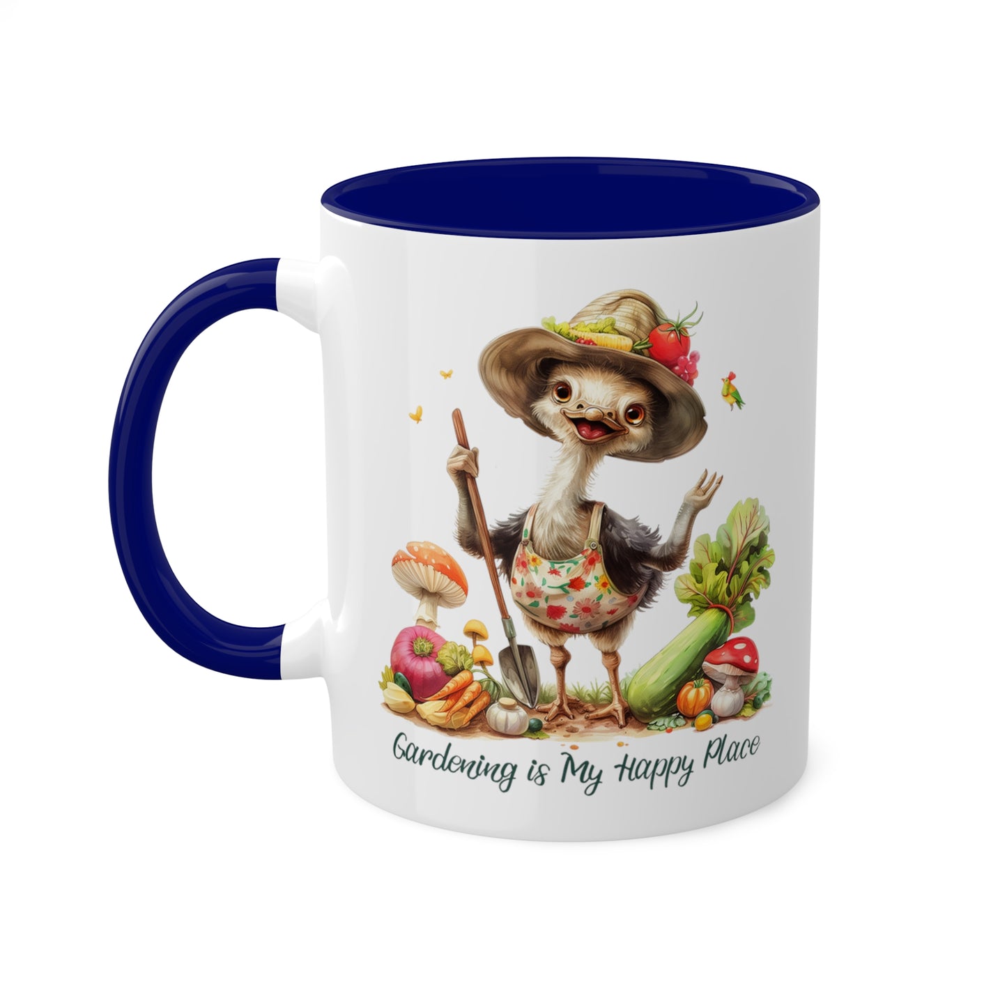 Ostrich Gardener Mug