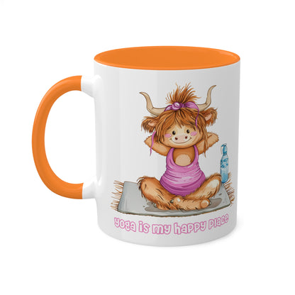 Highland Cow Yoga Mug