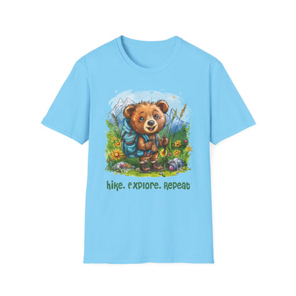 Bear Hiker Softstyle T-Shirt