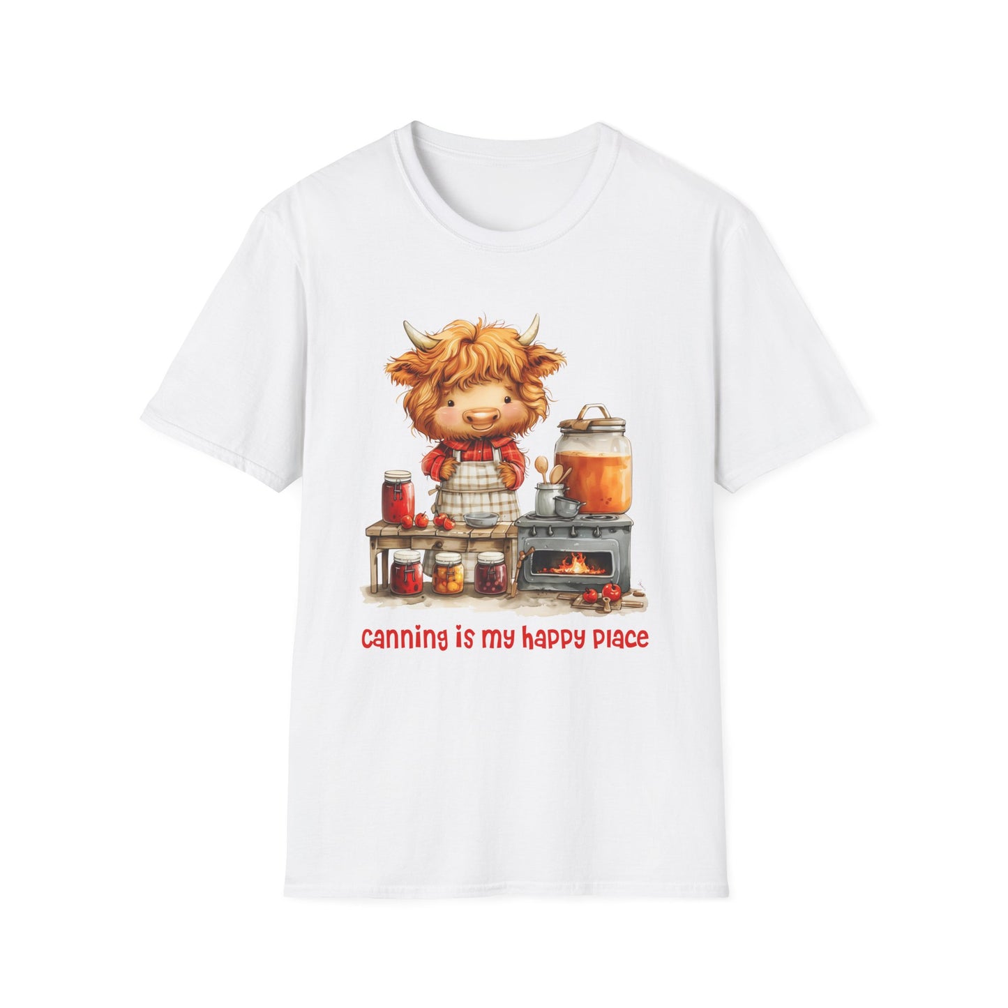 Highland Cow Canner Softstyle T-Shirt