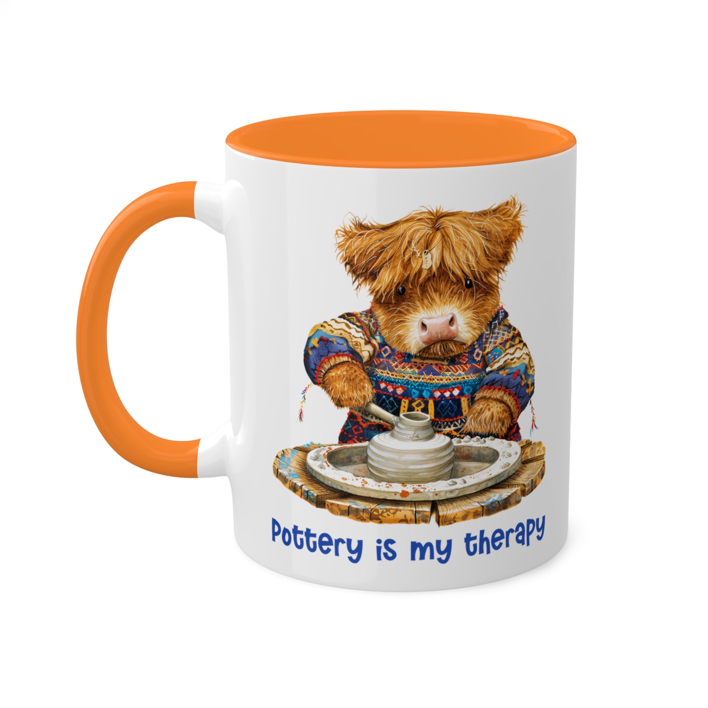 Highland Cow Potter Mug