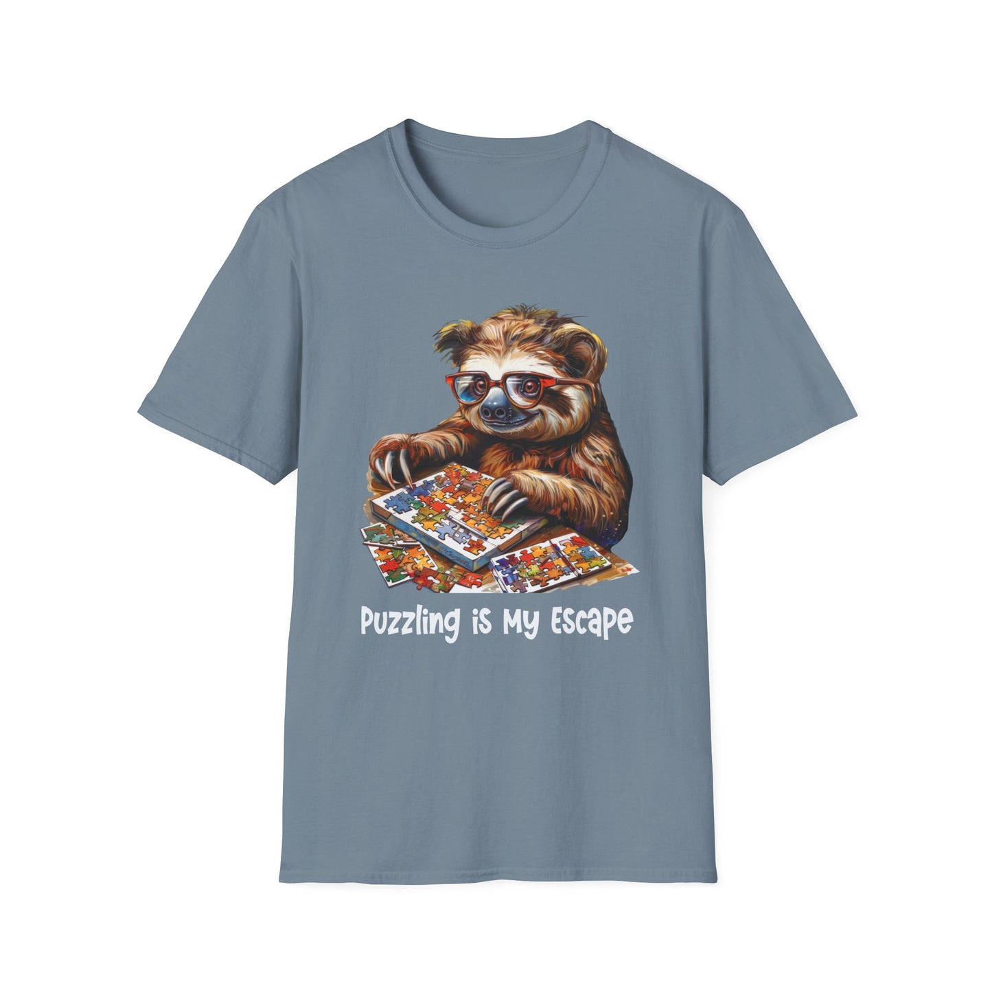 Sloth Puzzler Softstyle T-Shirt