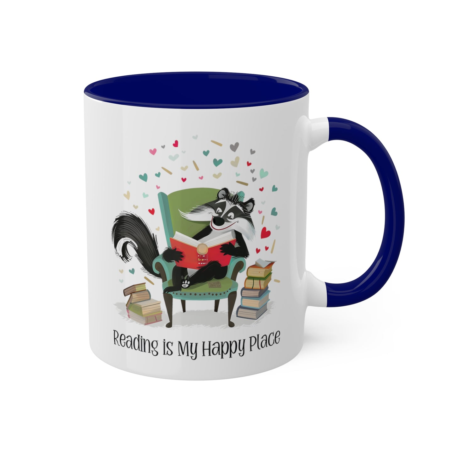 Skunk Reading Mug