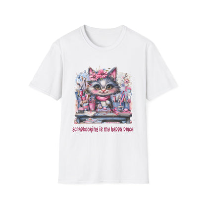 Cat Scrapbooker Softstyle T-Shirt