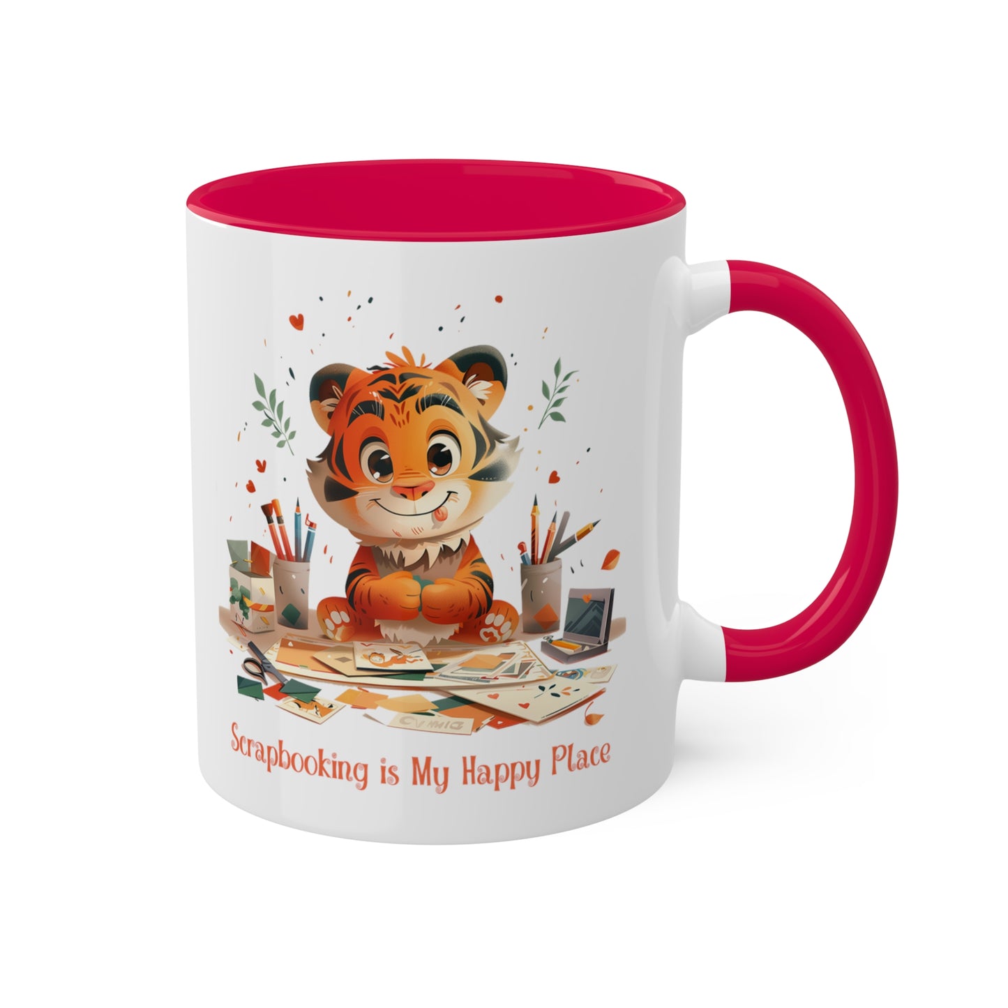 Tiger Scrapbooking Mug