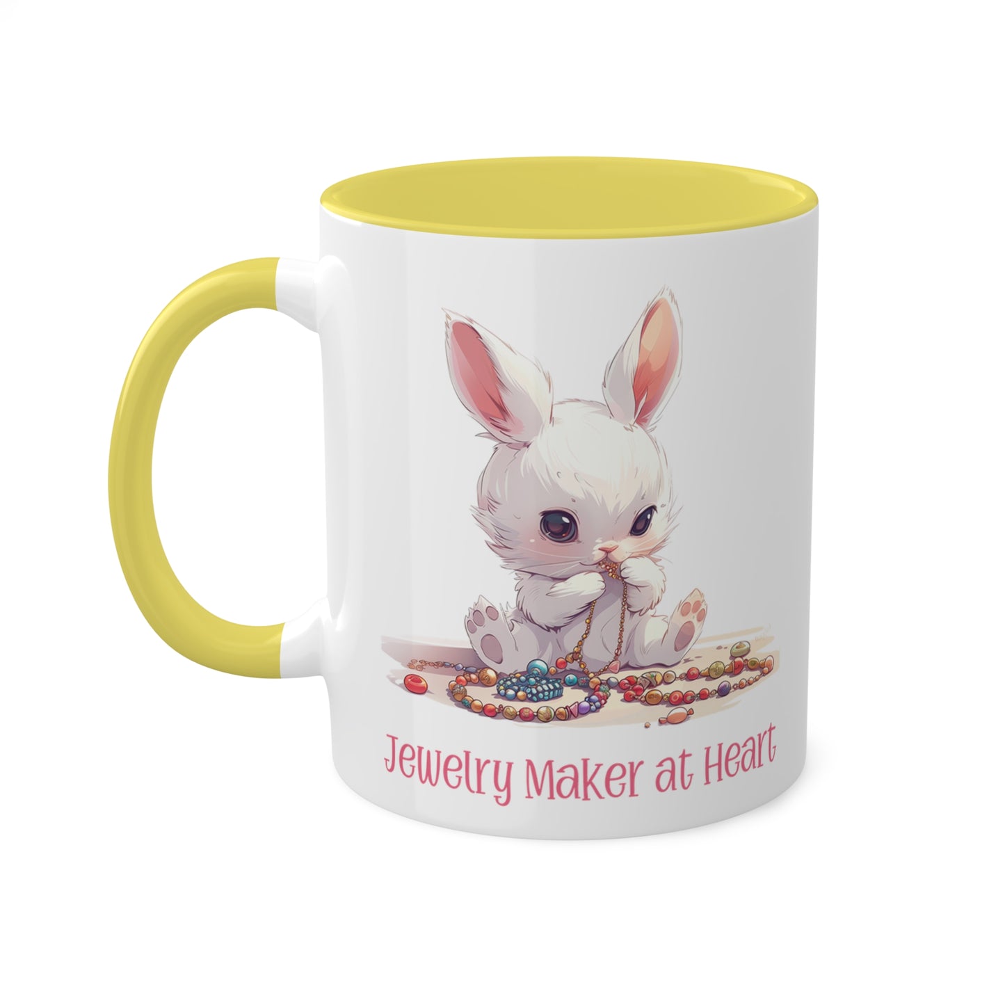 Bunny Rabbit Jewelry Maker Mug