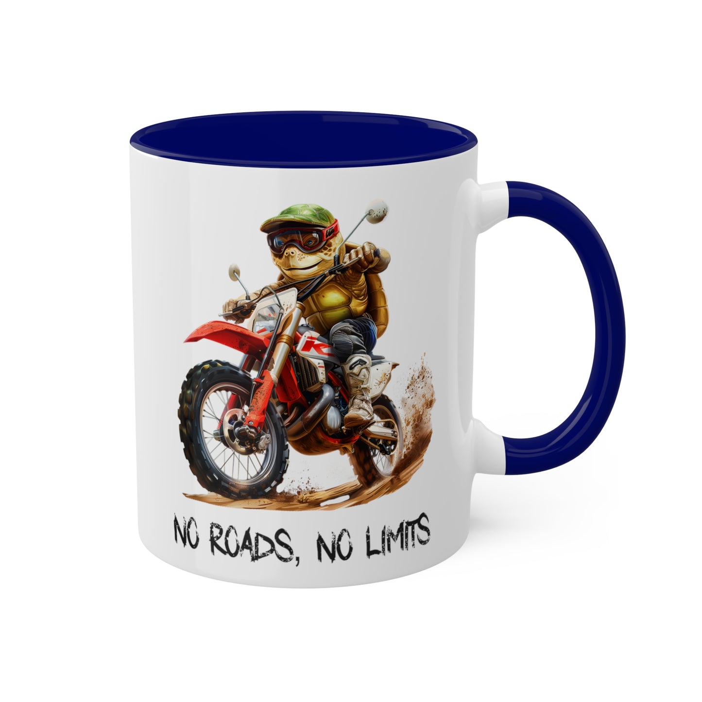 Turtle Dirt Biker Mug