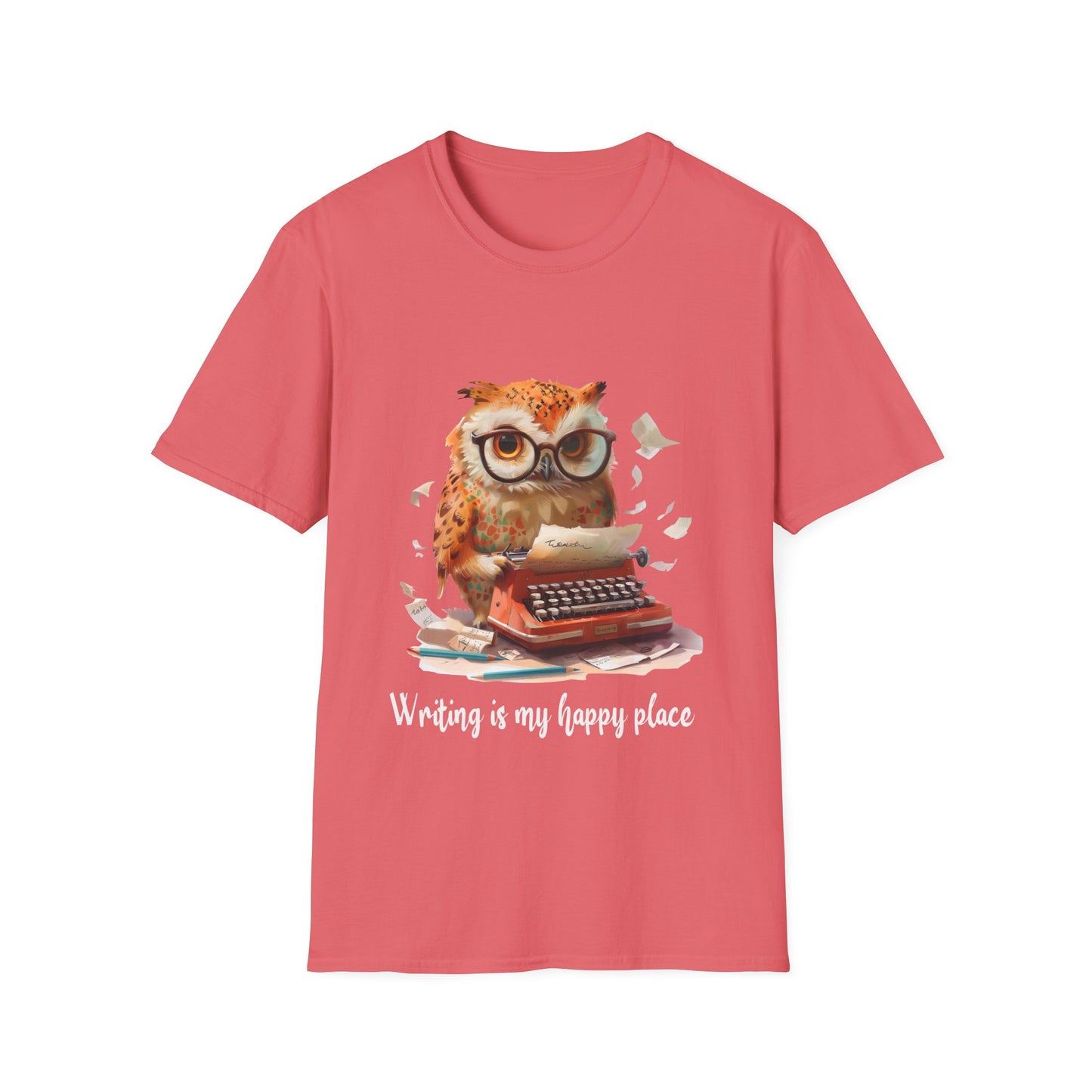 Owl Writer Softstyle T-Shirt