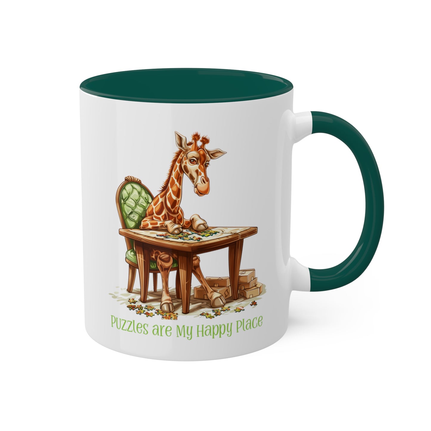 Giraffe Puzzler Mug