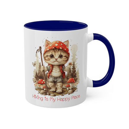 Cat Hiker Mug