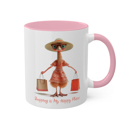 Ostrich Shopper Mug