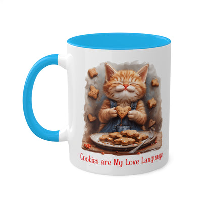 Cat Christmas Baker Mug