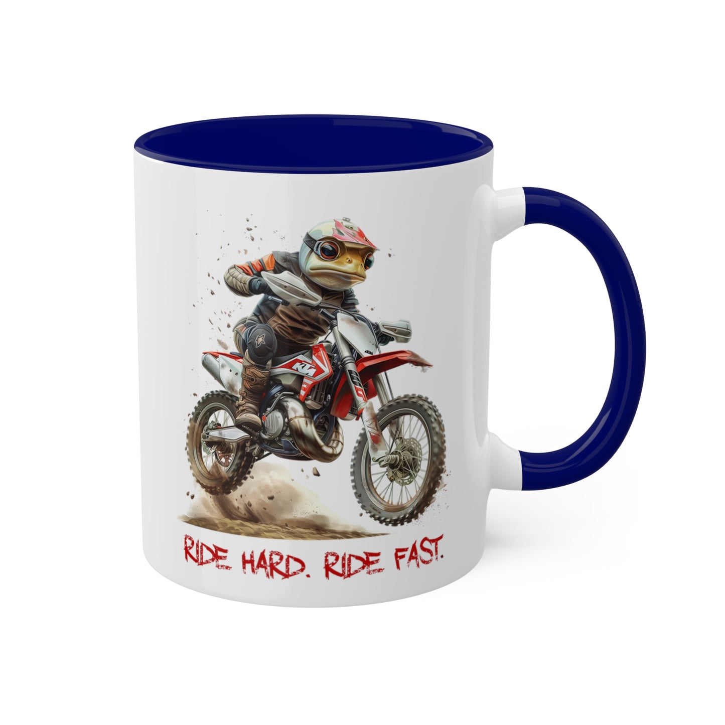 Frog Dirt Biker Mug