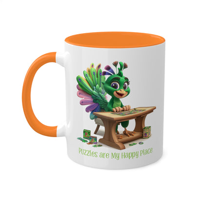 Peacock Puzzler Mug