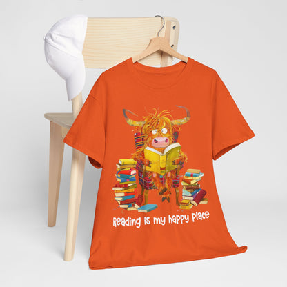 Highland Cow Reader Tee