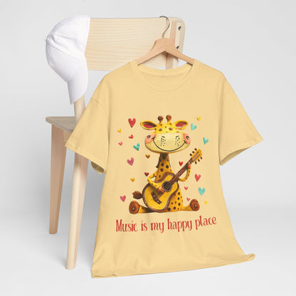 Giraffe Musician Tee