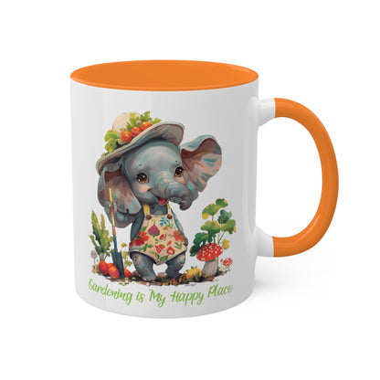 Elephant Gardener Mug