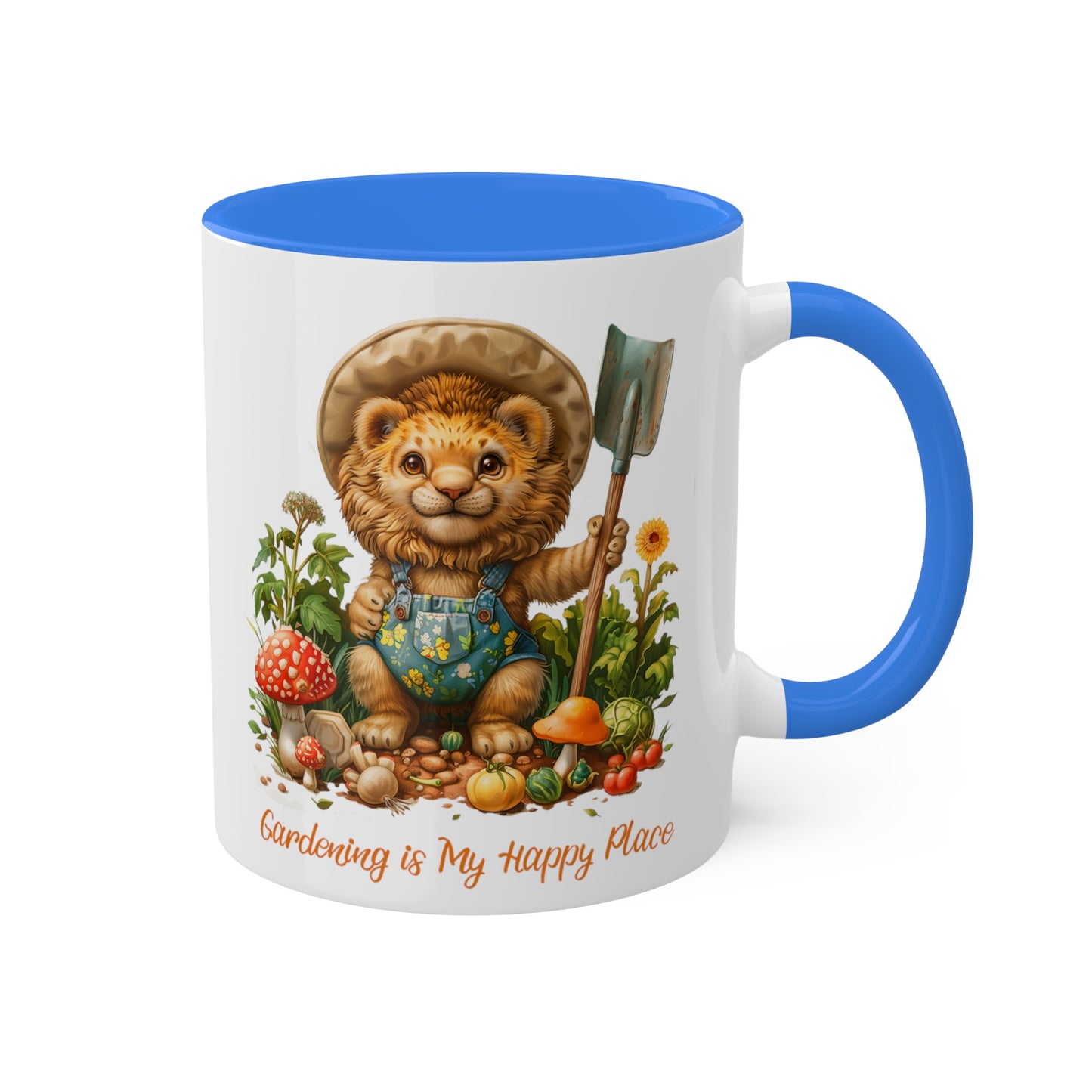 Lion Gardener Mug