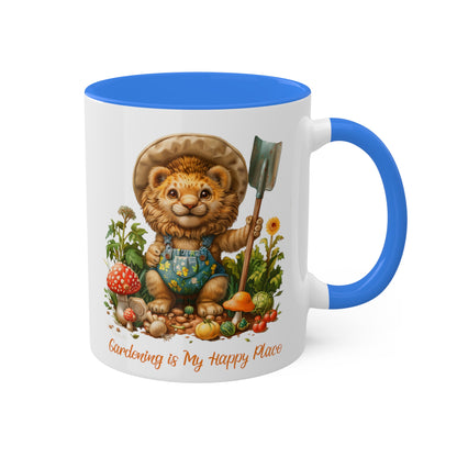 Lion Gardener Mug