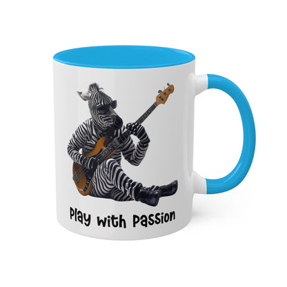 Zebra Musician Mug