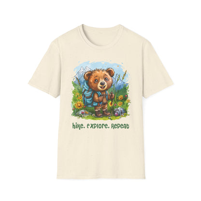 Bear Hiker Softstyle T-Shirt