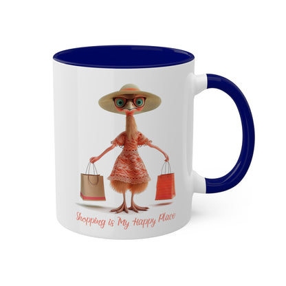 Ostrich Shopper Mug