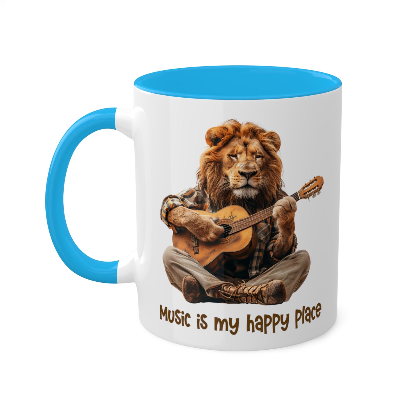 Lion Musician Mug