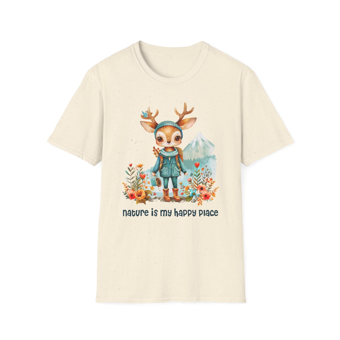 Deer Hiker Softstyle T-Shirt