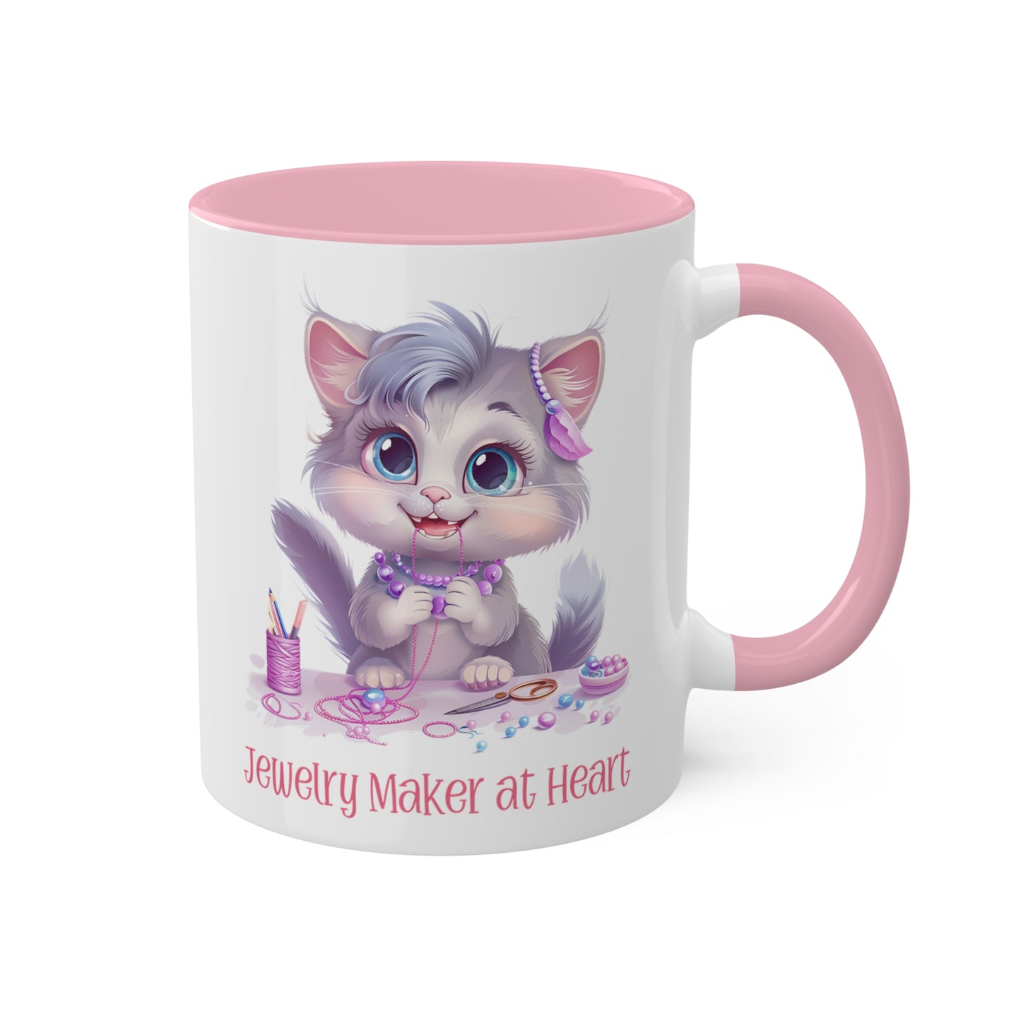 Kitty Cat Jewelry Maker Mug