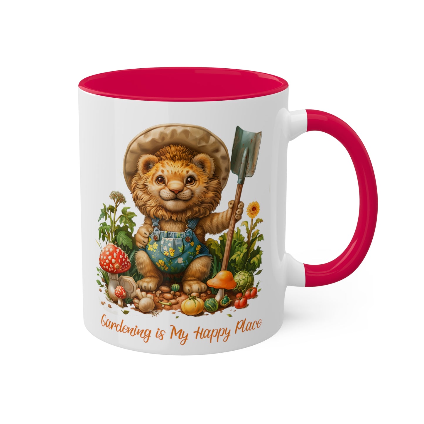 Lion Gardener Mug