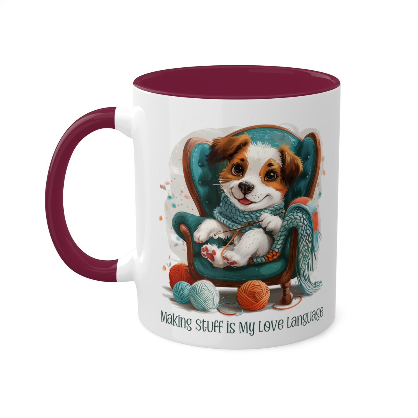 Dog Crocheter Mug