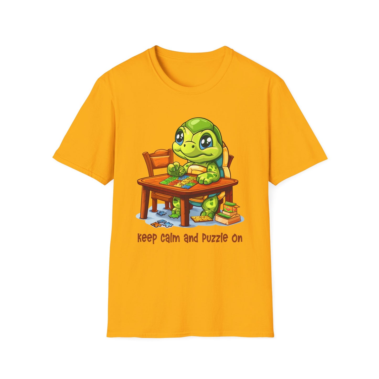 Turtle Puzzler Softstyle T-Shirt