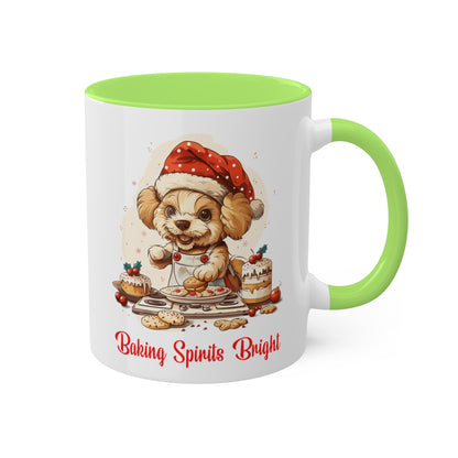 Dog Christmas Baker Mug