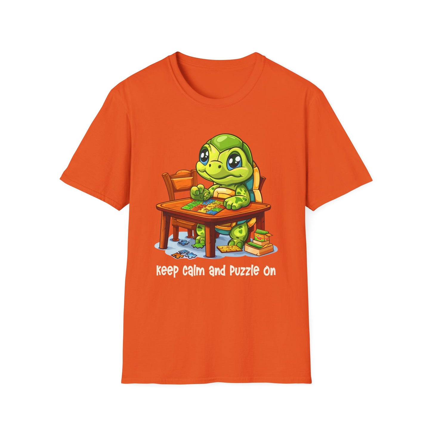 Turtle Puzzler Softstyle T-Shirt