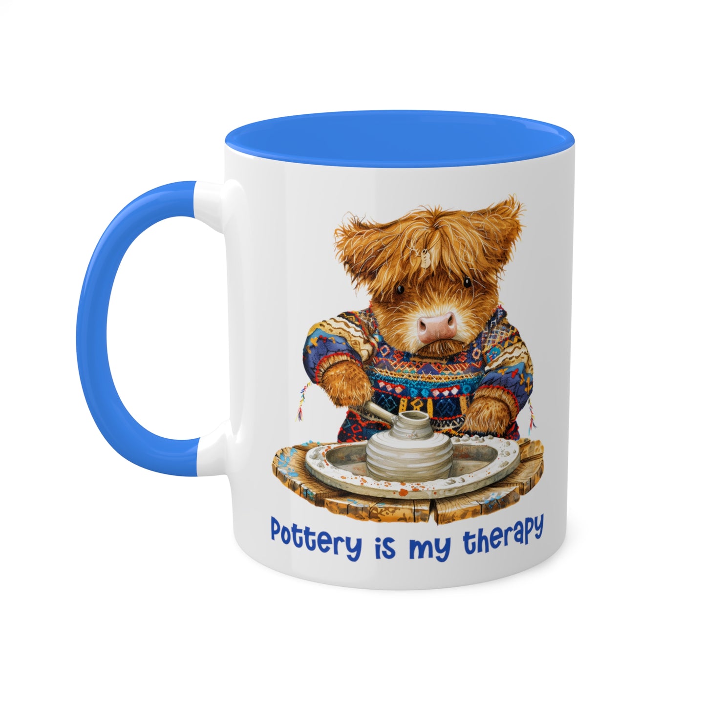 Highland Cow Potter Mug